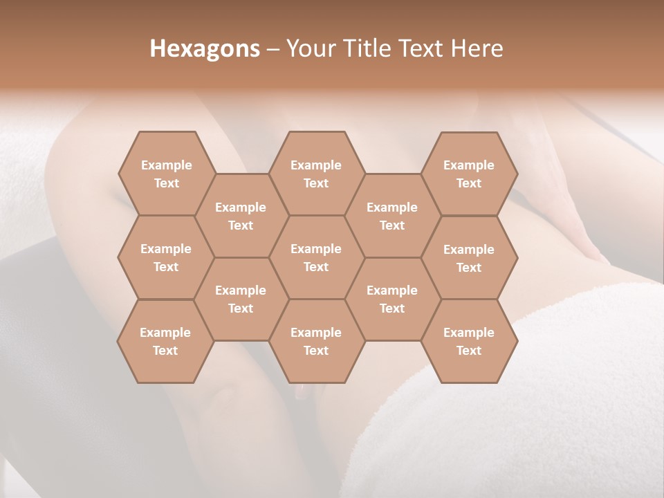 Young Girl Getting Massage From A Therapist PowerPoint Template