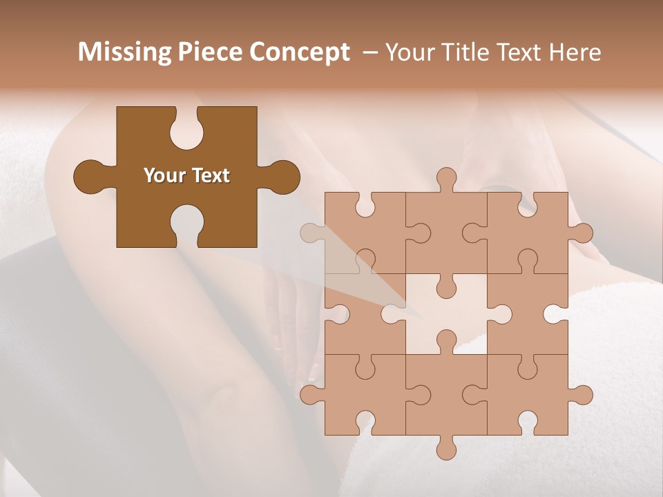 Young Girl Getting Massage From A Therapist PowerPoint Template