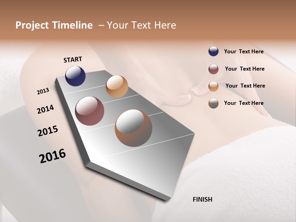Young Girl Getting Massage From A Therapist PowerPoint Template
