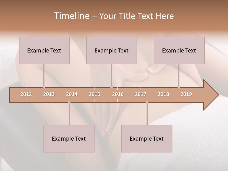 Young Girl Getting Massage From A Therapist PowerPoint Template