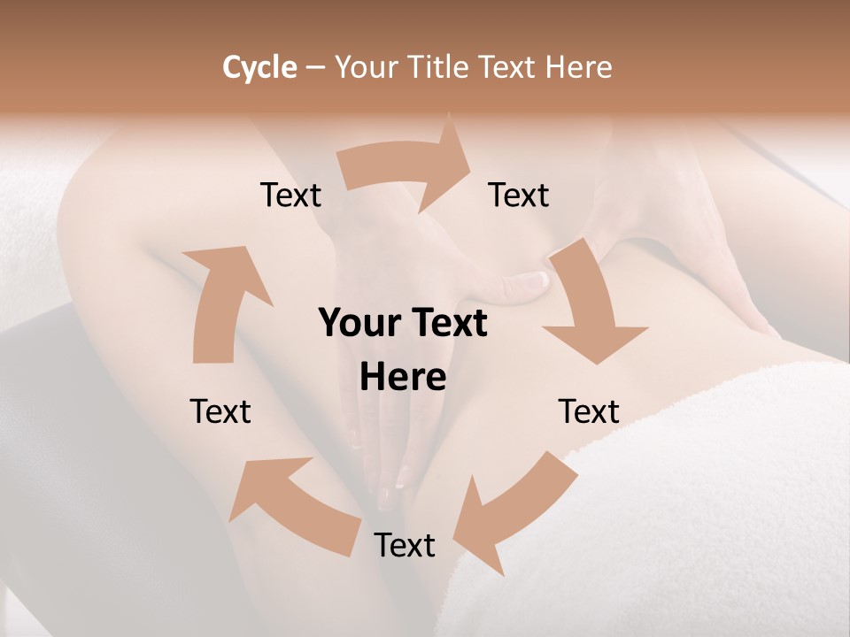 Young Girl Getting Massage From A Therapist PowerPoint Template