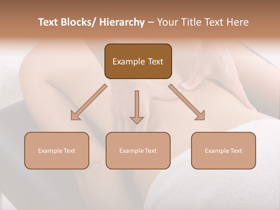 Young Girl Getting Massage From A Therapist PowerPoint Template