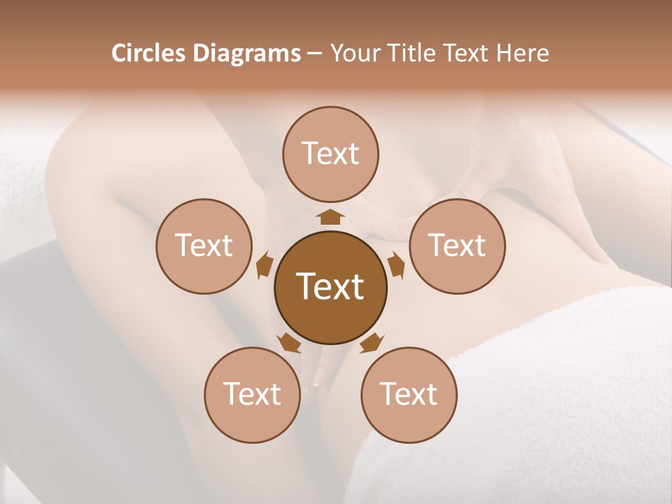 Young Girl Getting Massage From A Therapist PowerPoint Template