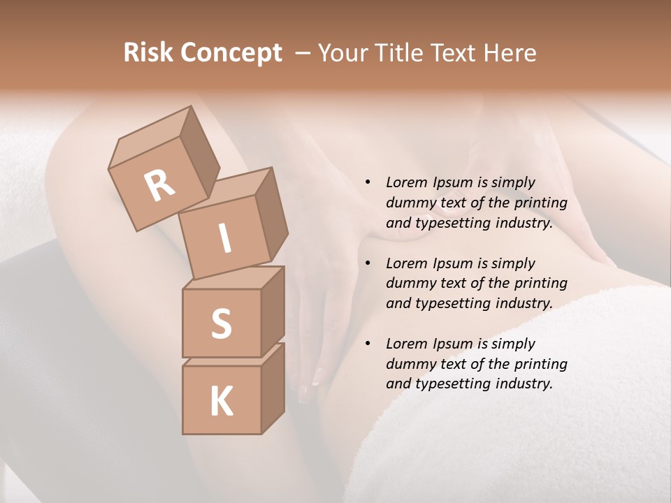 Young Girl Getting Massage From A Therapist PowerPoint Template