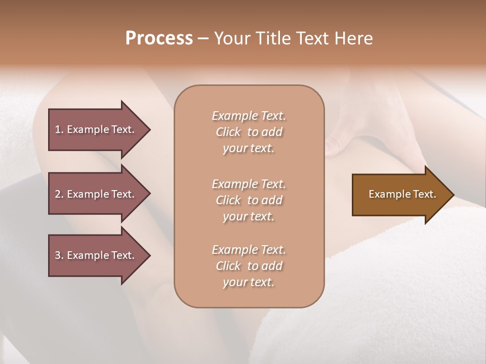 Young Girl Getting Massage From A Therapist PowerPoint Template