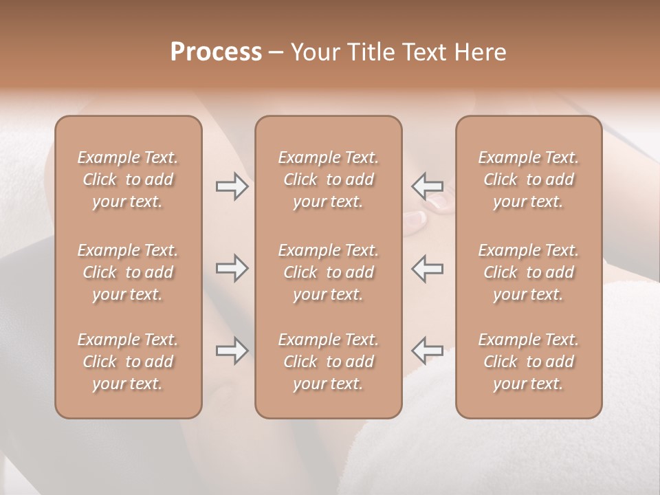Young Girl Getting Massage From A Therapist PowerPoint Template
