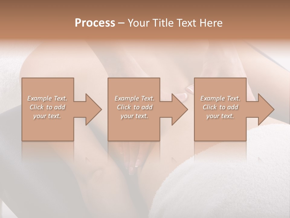 Young Girl Getting Massage From A Therapist PowerPoint Template