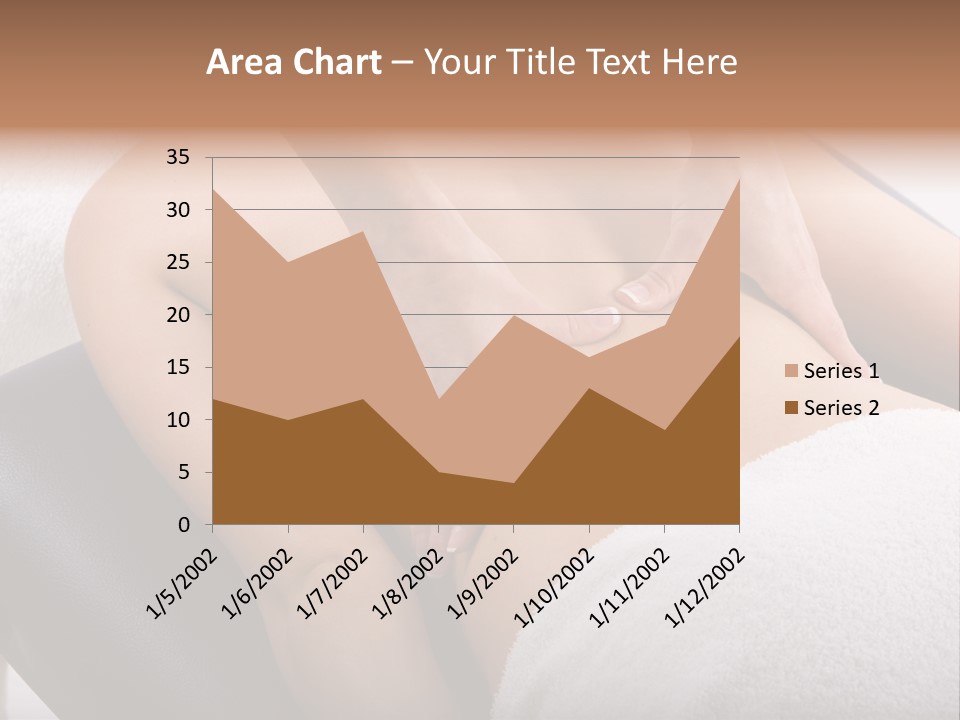 Young Girl Getting Massage From A Therapist PowerPoint Template