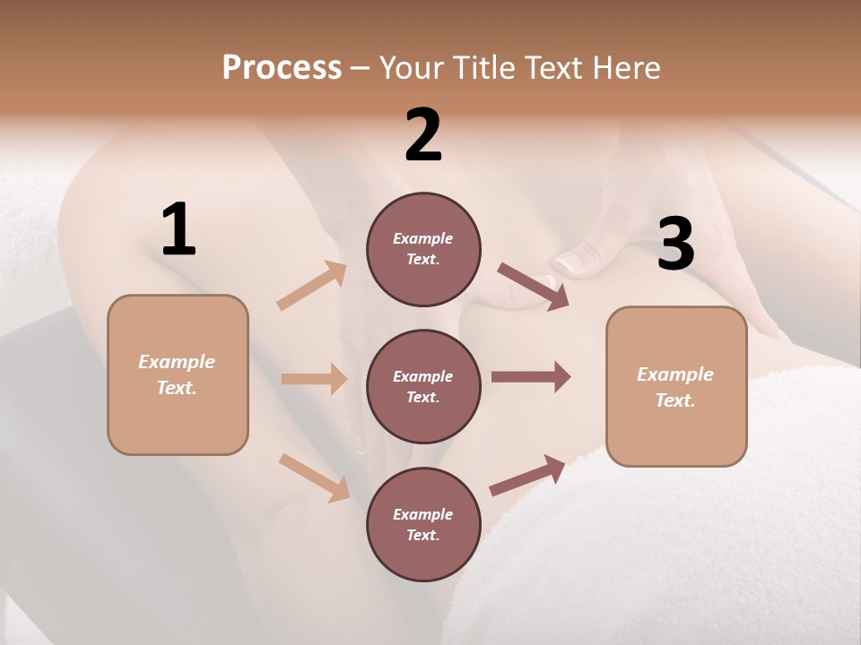 Young Girl Getting Massage From A Therapist PowerPoint Template