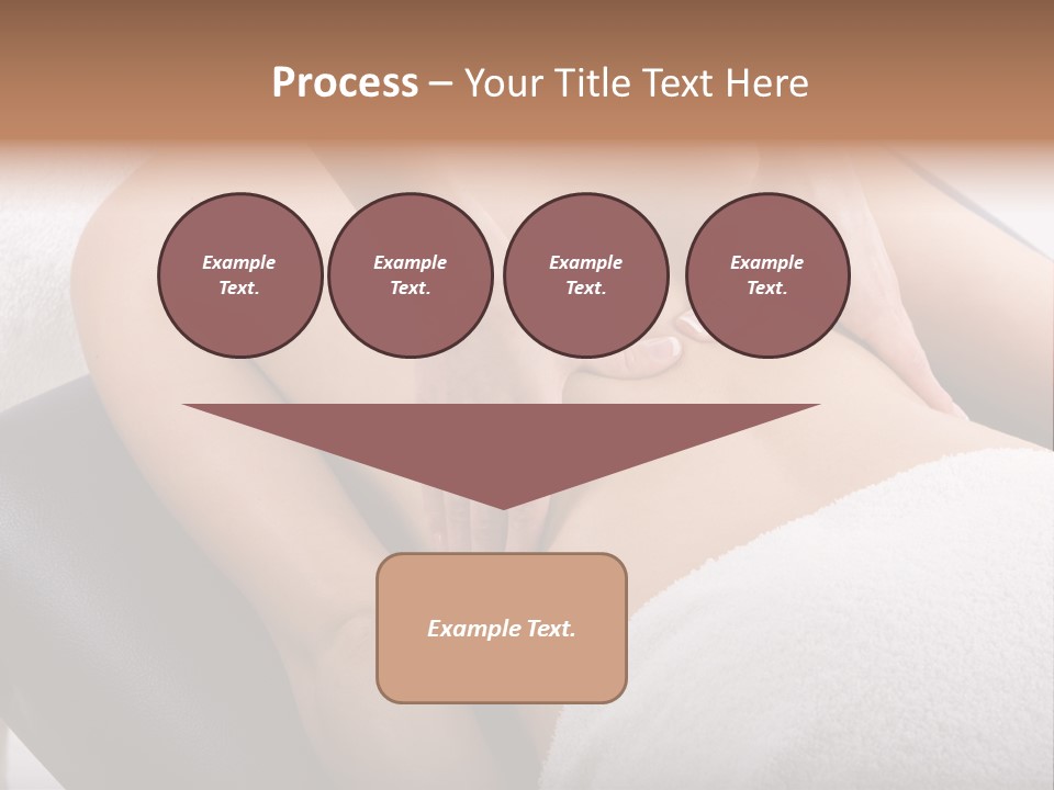 Young Girl Getting Massage From A Therapist PowerPoint Template