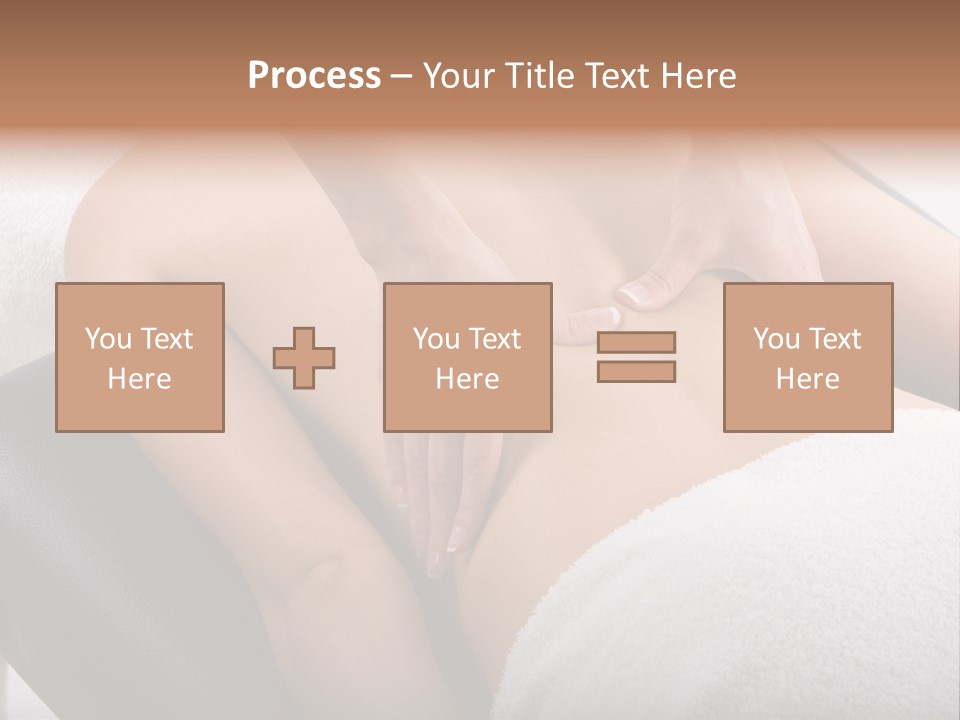Young Girl Getting Massage From A Therapist PowerPoint Template