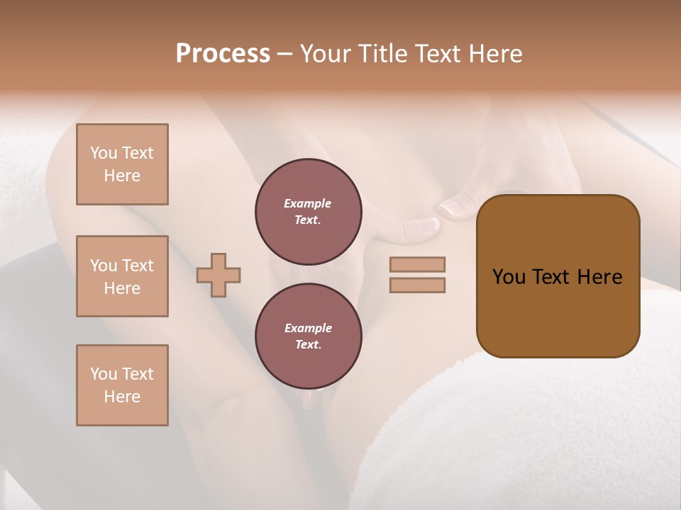 Young Girl Getting Massage From A Therapist PowerPoint Template