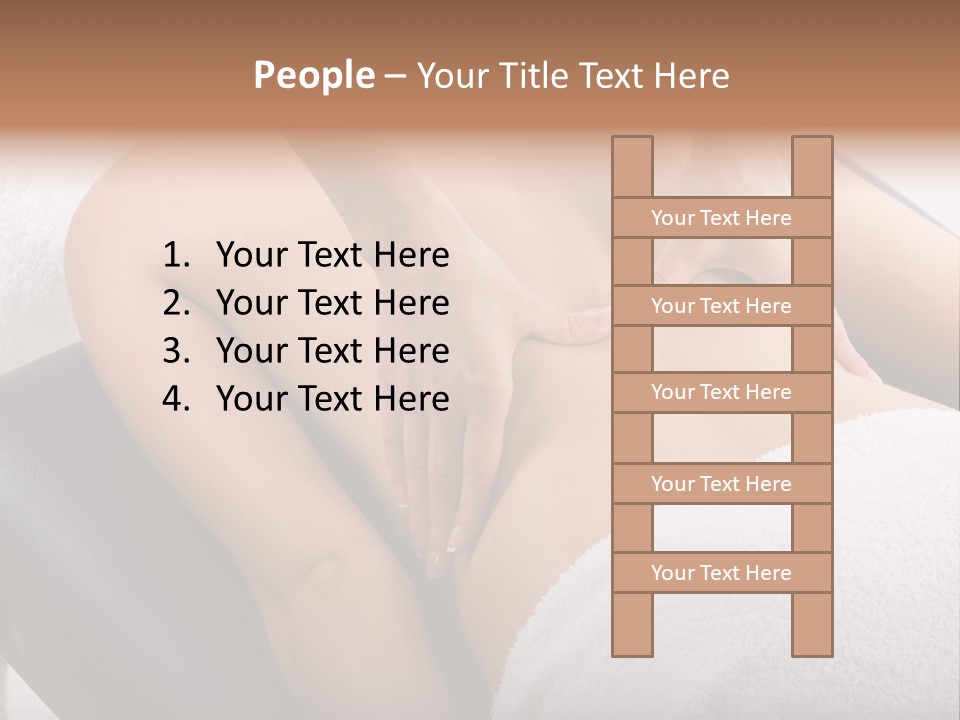 Young Girl Getting Massage From A Therapist PowerPoint Template