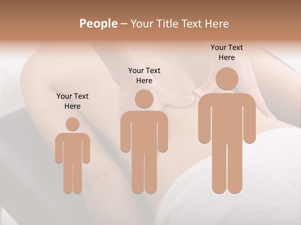 Young Girl Getting Massage From A Therapist PowerPoint Template