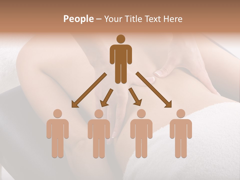 Young Girl Getting Massage From A Therapist PowerPoint Template