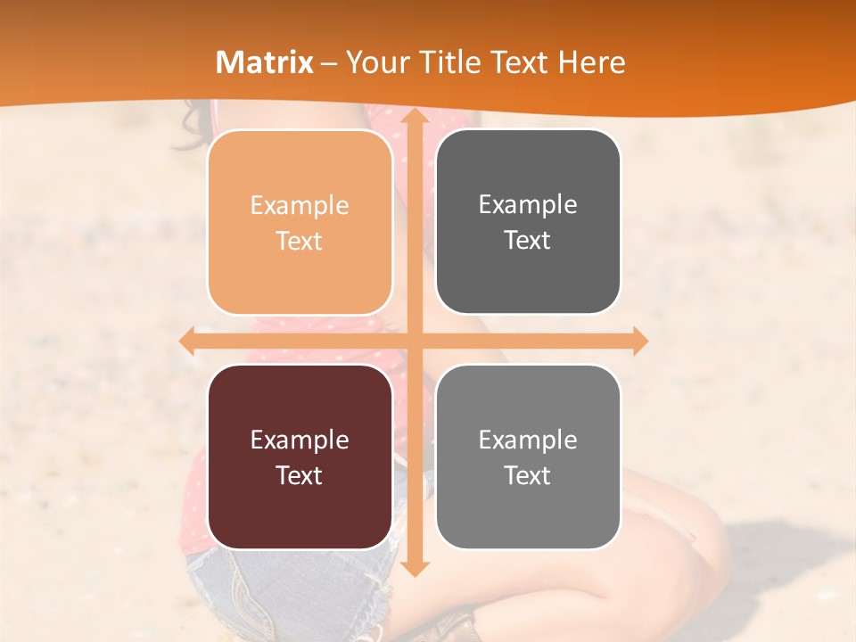 Beautiful Young Cowgirl PowerPoint Template