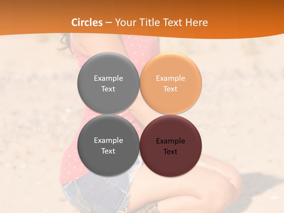 Beautiful Young Cowgirl PowerPoint Template