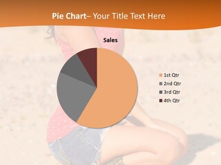 Beautiful Young Cowgirl PowerPoint Template