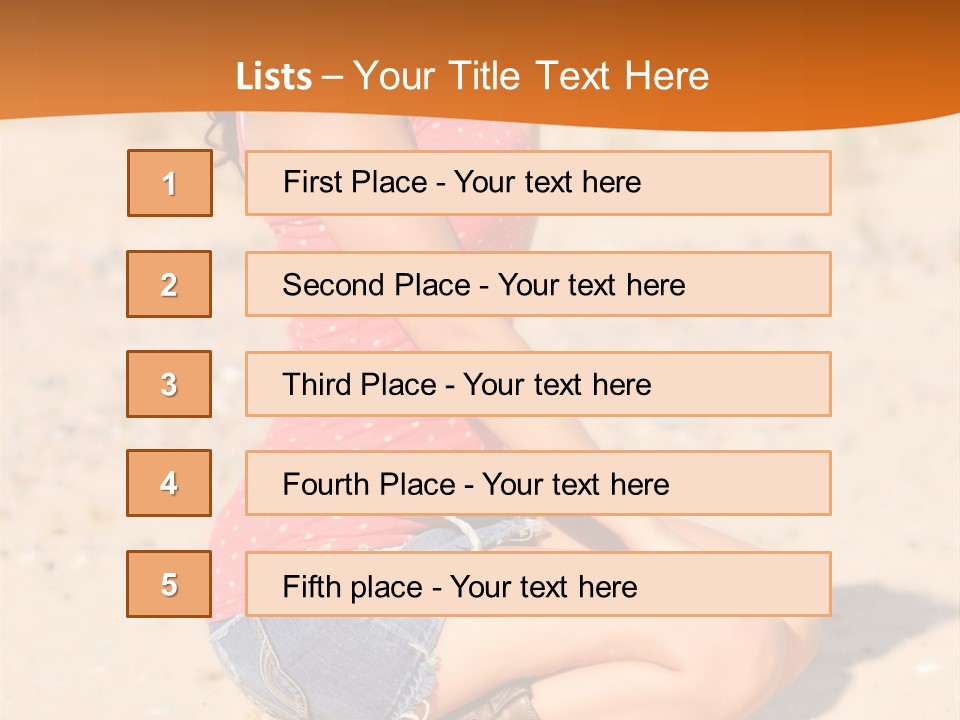 Beautiful Young Cowgirl PowerPoint Template