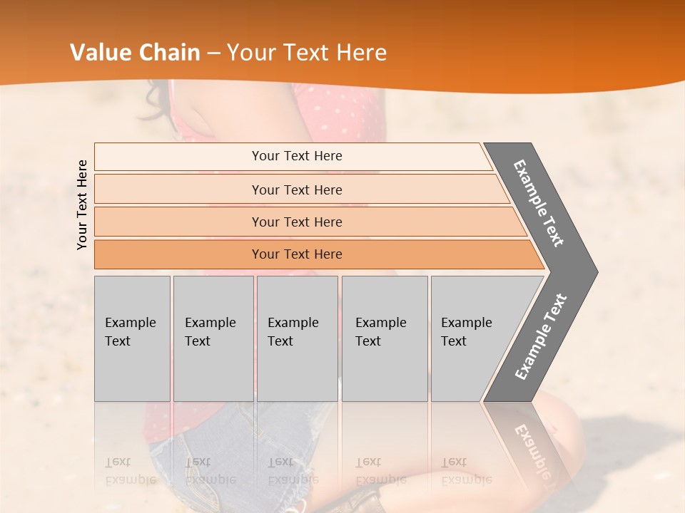 Beautiful Young Cowgirl PowerPoint Template