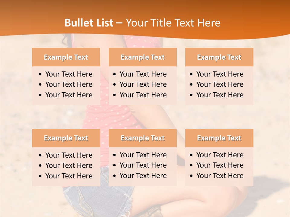 Beautiful Young Cowgirl PowerPoint Template