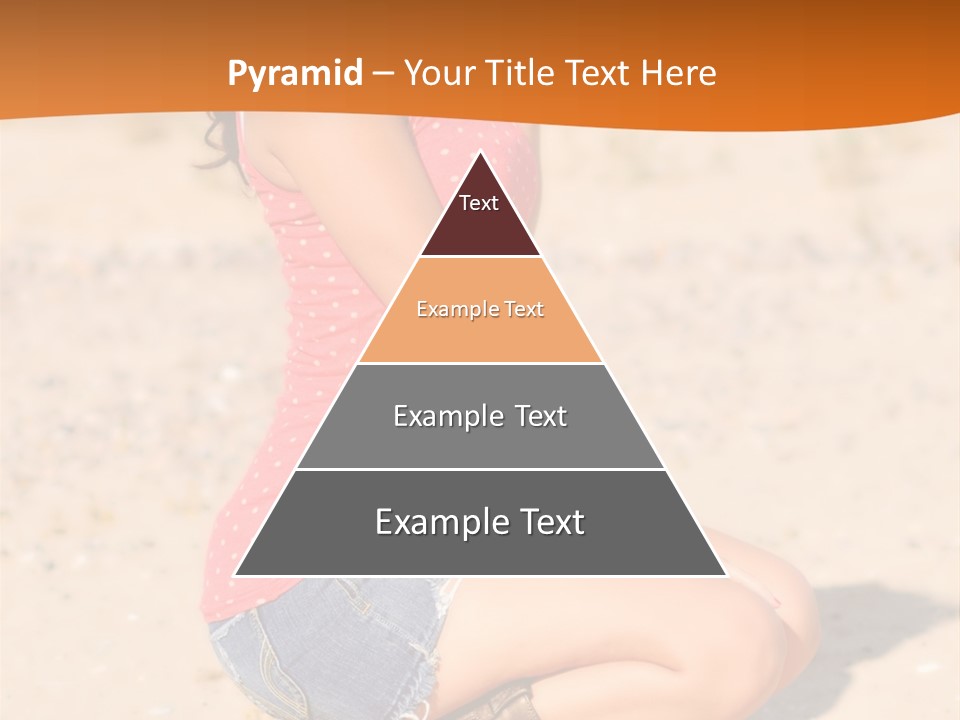 Beautiful Young Cowgirl PowerPoint Template