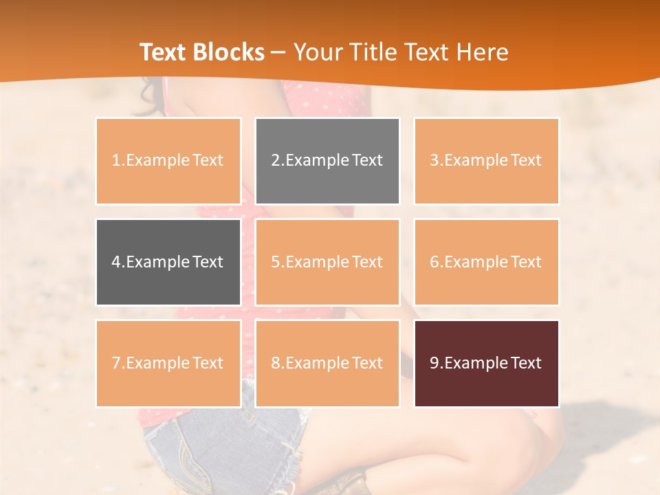 Beautiful Young Cowgirl PowerPoint Template