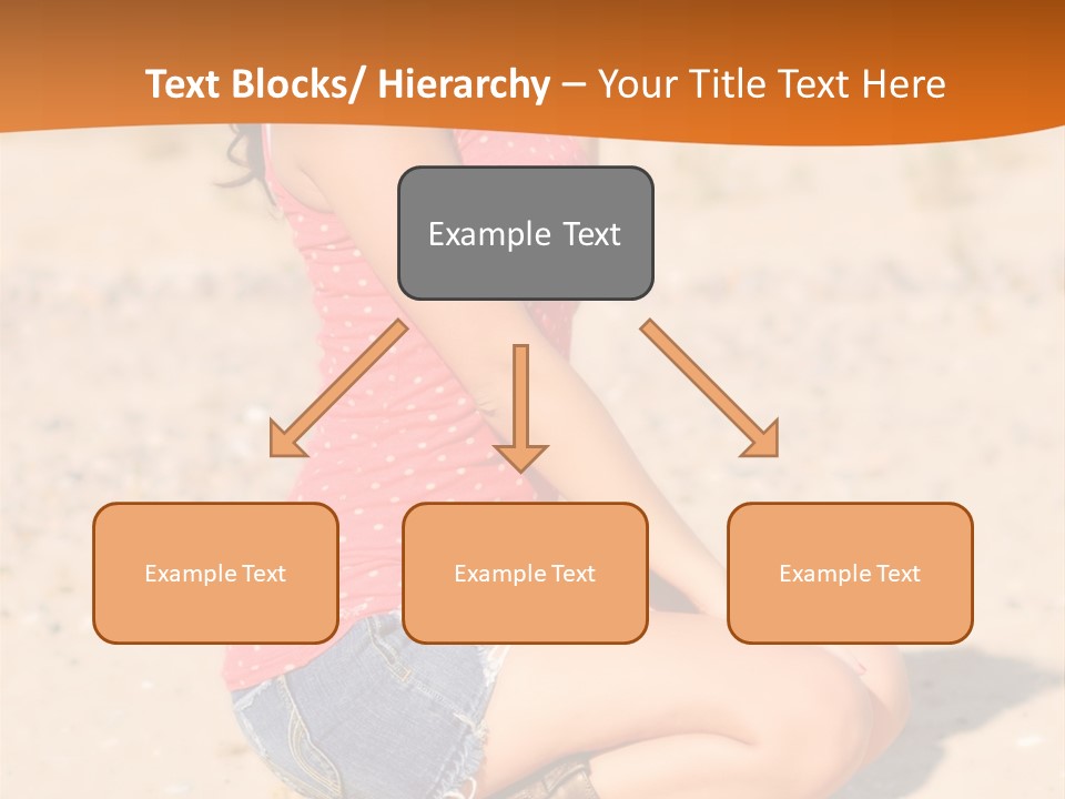 Beautiful Young Cowgirl PowerPoint Template