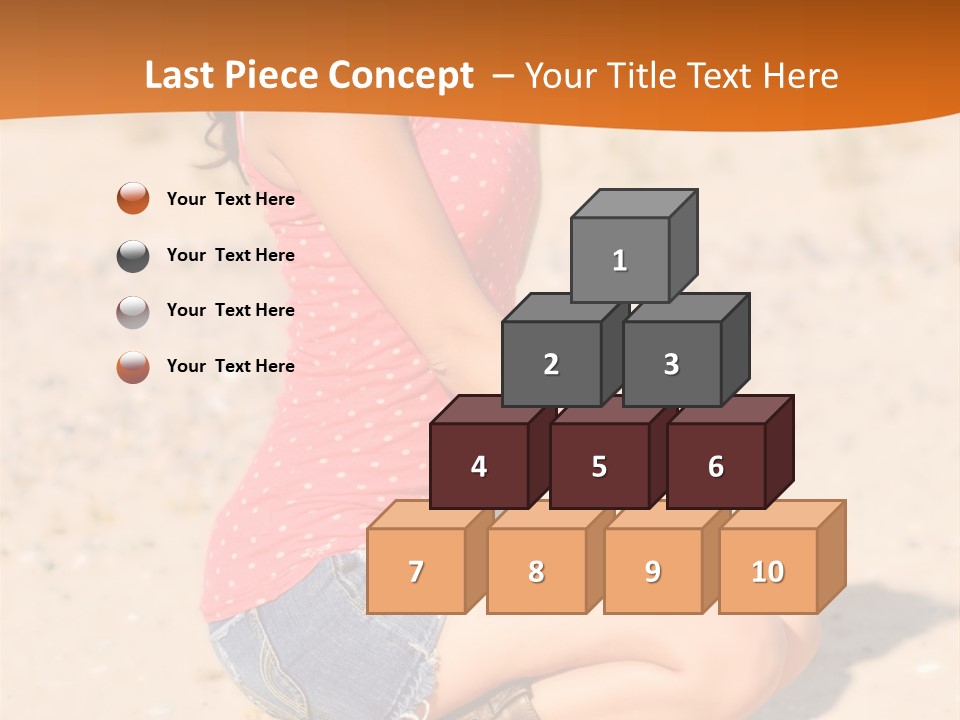 Beautiful Young Cowgirl PowerPoint Template