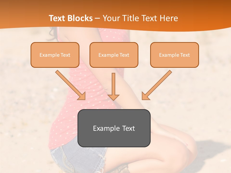 Beautiful Young Cowgirl PowerPoint Template