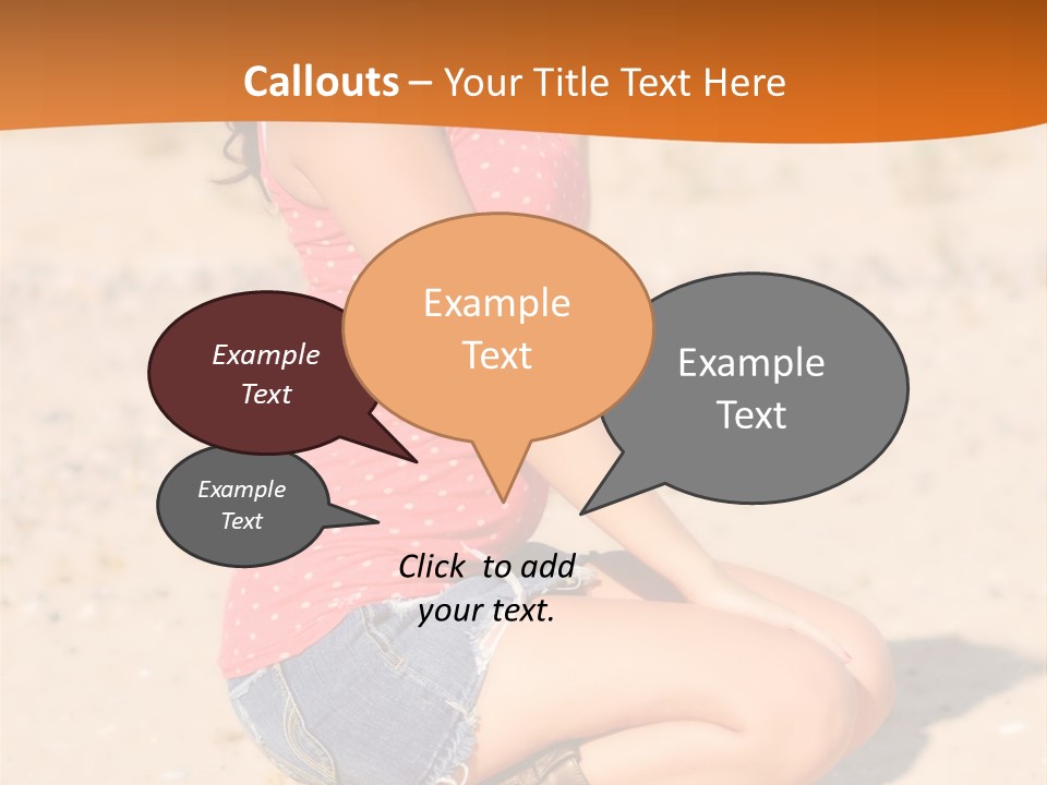 Beautiful Young Cowgirl PowerPoint Template