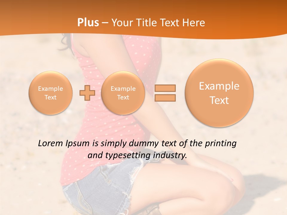 Beautiful Young Cowgirl PowerPoint Template