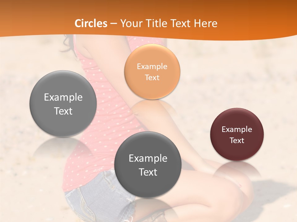 Beautiful Young Cowgirl PowerPoint Template