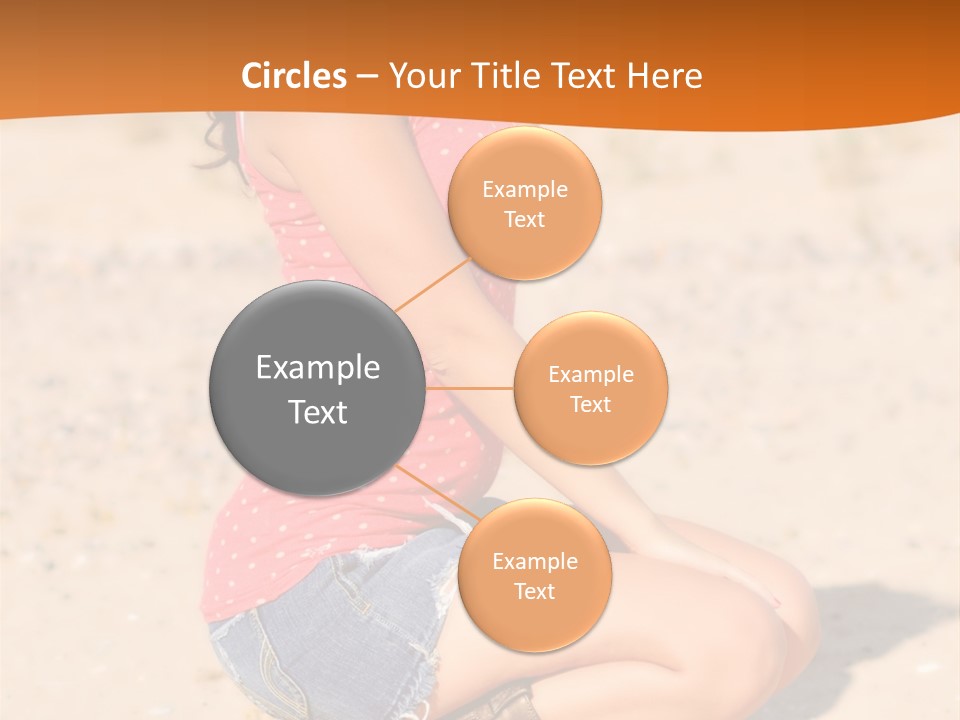 Beautiful Young Cowgirl PowerPoint Template