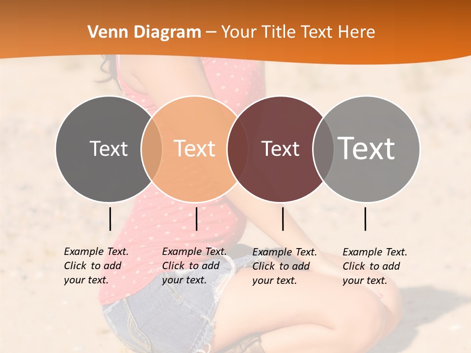 Beautiful Young Cowgirl PowerPoint Template