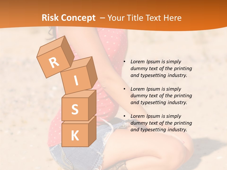 Beautiful Young Cowgirl PowerPoint Template