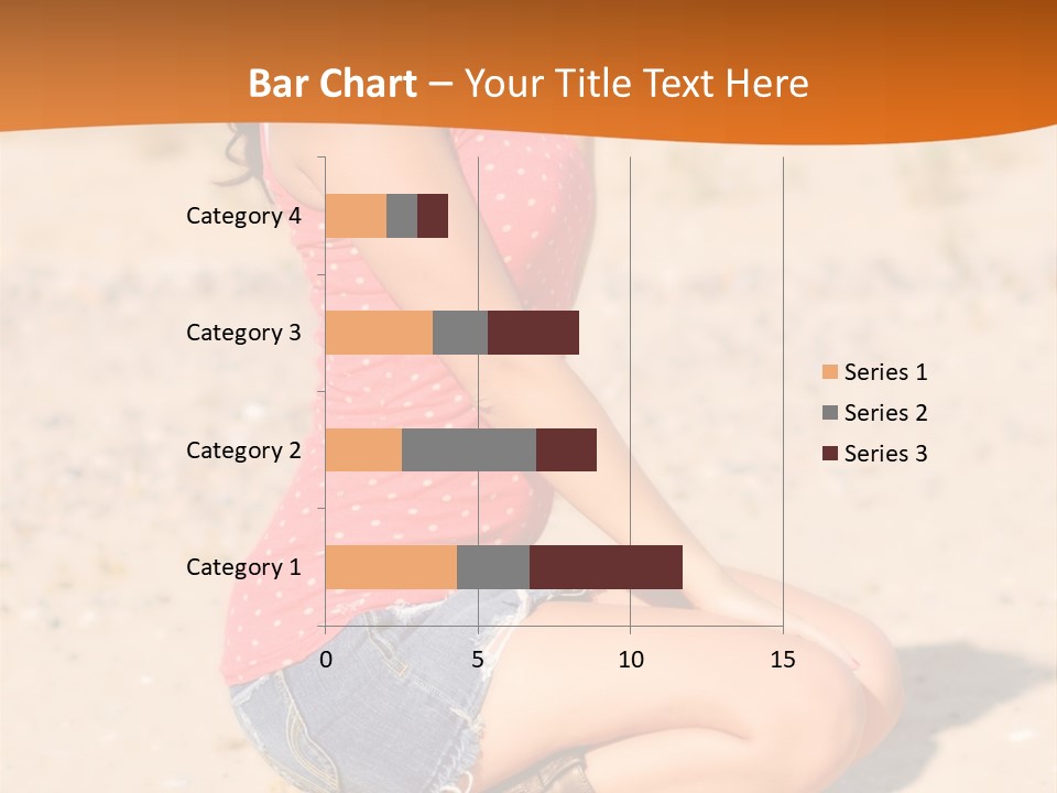 Beautiful Young Cowgirl PowerPoint Template