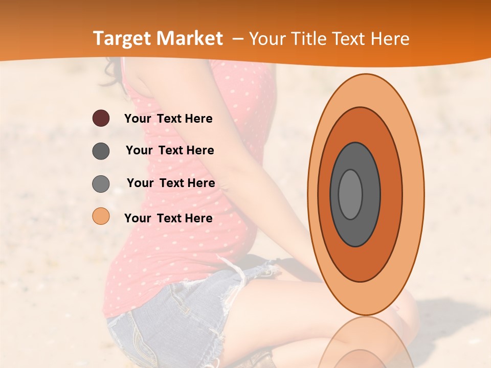 Beautiful Young Cowgirl PowerPoint Template