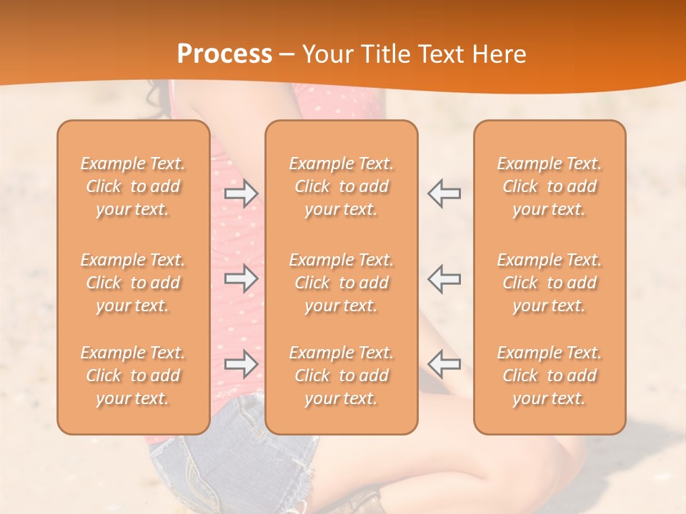Beautiful Young Cowgirl PowerPoint Template