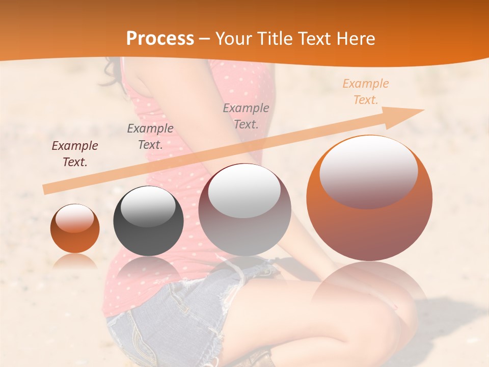 Beautiful Young Cowgirl PowerPoint Template