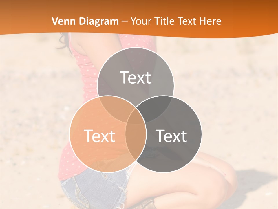 Beautiful Young Cowgirl PowerPoint Template