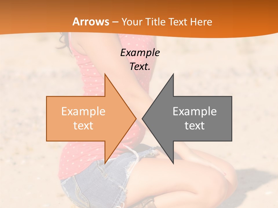 Beautiful Young Cowgirl PowerPoint Template