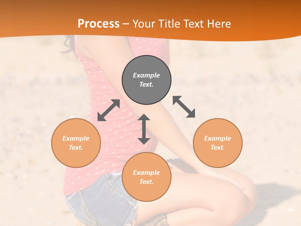 Beautiful Young Cowgirl PowerPoint Template