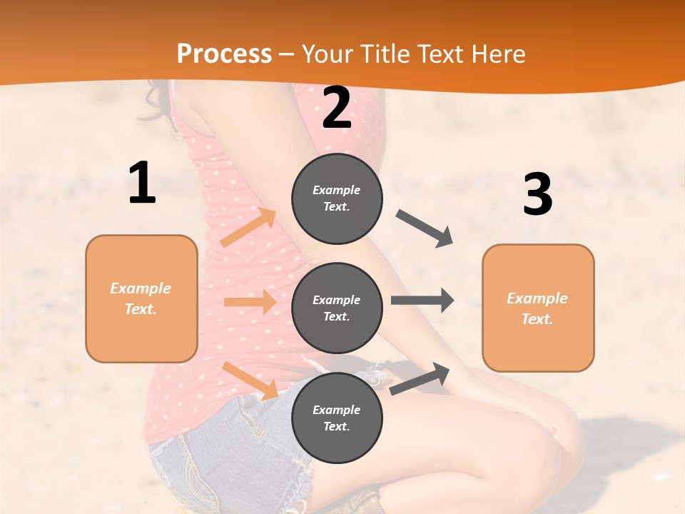 Beautiful Young Cowgirl PowerPoint Template