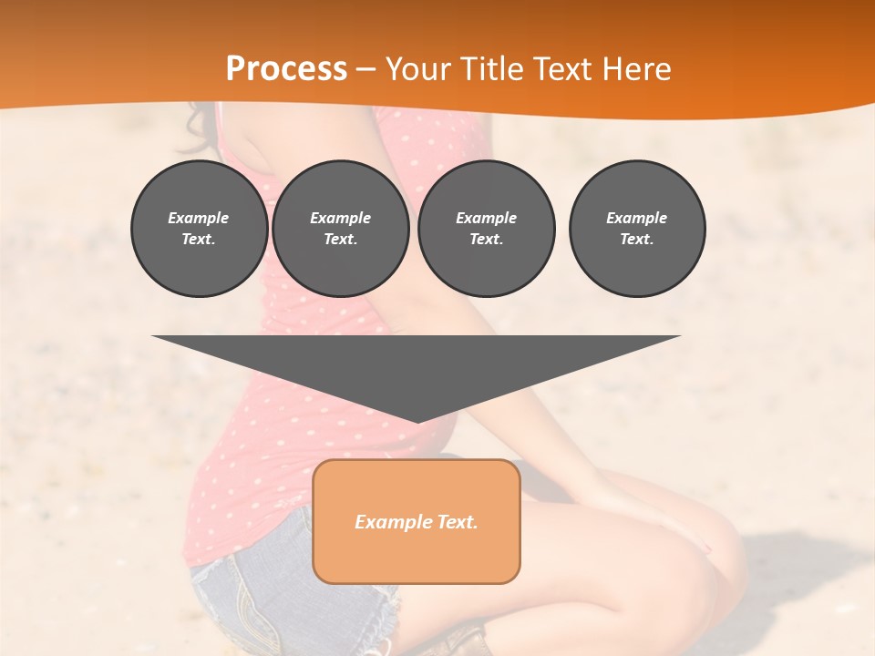 Beautiful Young Cowgirl PowerPoint Template