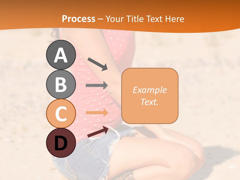 Beautiful Young Cowgirl PowerPoint Template