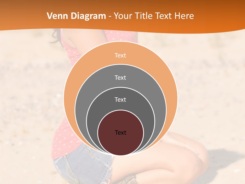 Beautiful Young Cowgirl PowerPoint Template