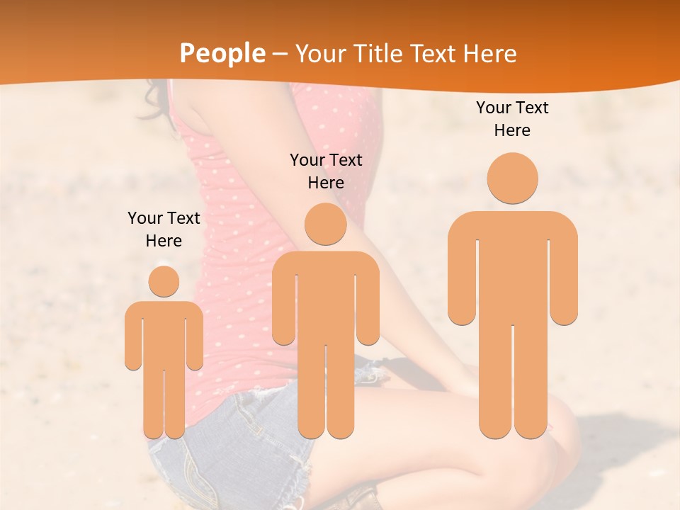 Beautiful Young Cowgirl PowerPoint Template