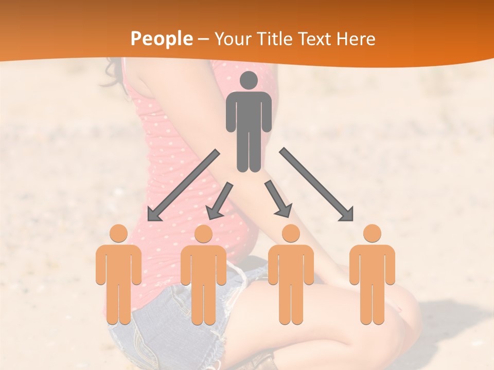 Beautiful Young Cowgirl PowerPoint Template