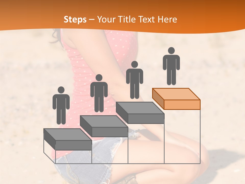 Beautiful Young Cowgirl PowerPoint Template